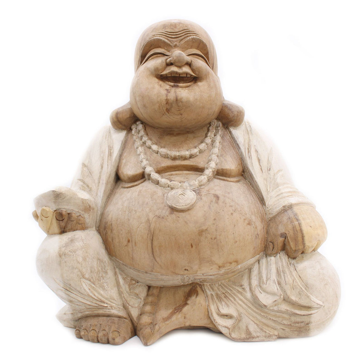 Happy Buddha - Whitewash 50cm product image 6
