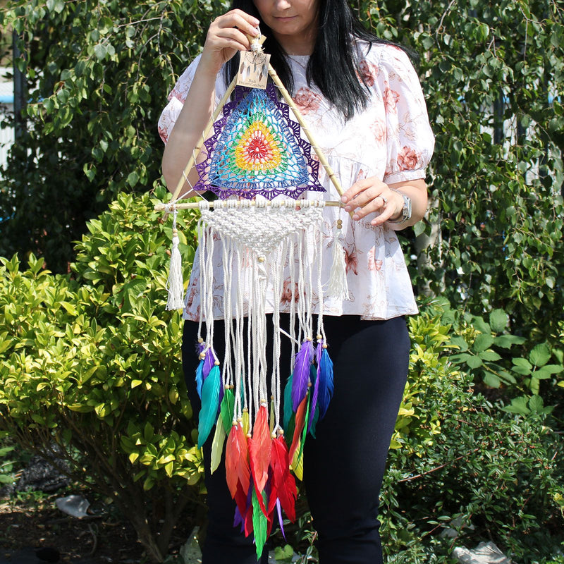 Bali Dream Catchers - Med Multi Pyramid product image