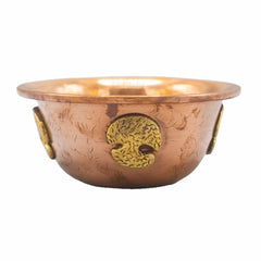 Copper Ritual Bowl with Tree of Life 12x5cm product image