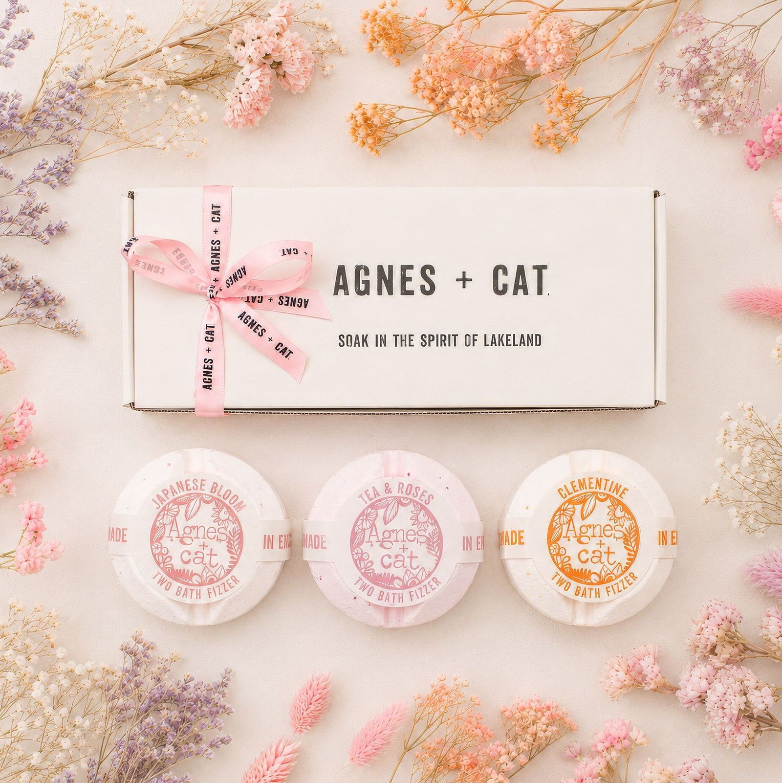 Agnes + Cat Floral & Citrus Bath Fizzer Gift Set product image