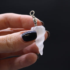 Selenite Spiral Pendant product image 2