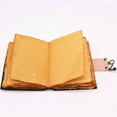 Leather Seven Chakra Colours Deckle-edge Notebook product image 2