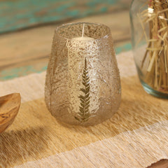 Natural Floral Glass - Large Bowl Candle Holder - Pino - (15x12cm) product image 8