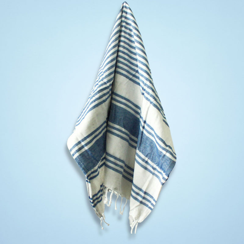 Hamman Spa Towel - Ocean Blue - 90x170cm product image