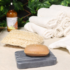 Grey Soapstone Soap Dish 12x8.5cm - Heavey Ridges product image 4