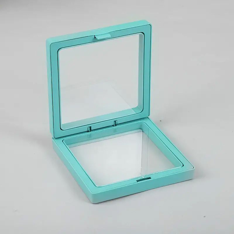 Med 3D Floating Frame Display 9x9cm - Teal product image