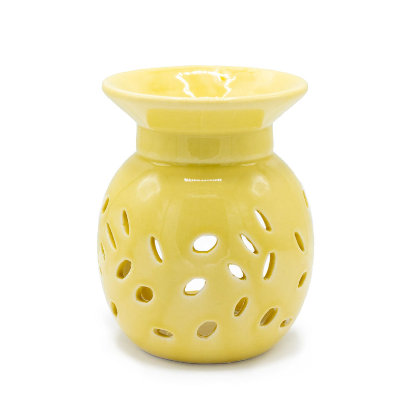 Floral Oil Burner -Yellow product image