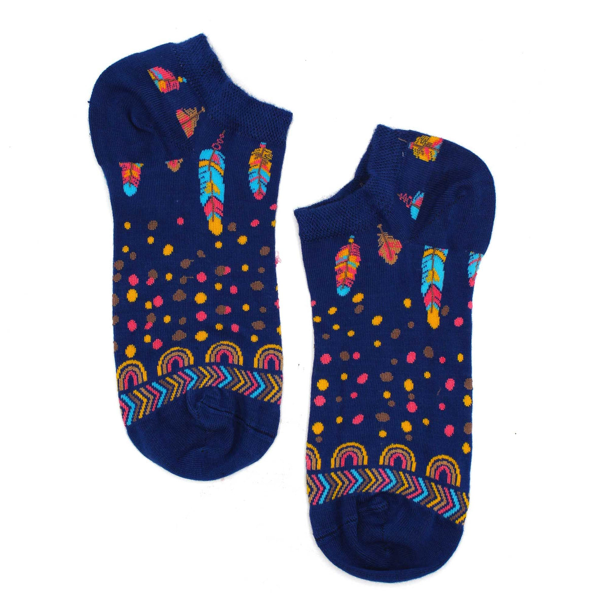 M/L Hop Hare Bamboo Socks Low (7.5-11.5) - Indian Feathers product image 4