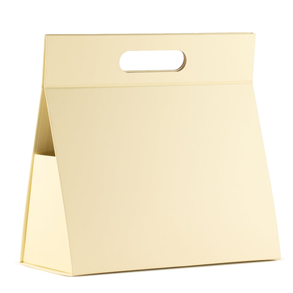 Flat Pack Gift Box - Lrg Hand Box (28x12.5x26cm) - Ivory - product image 2