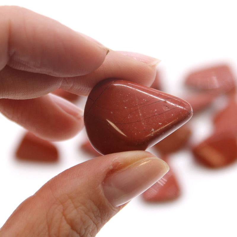 M Tumble Stone - Jasper - Red product image