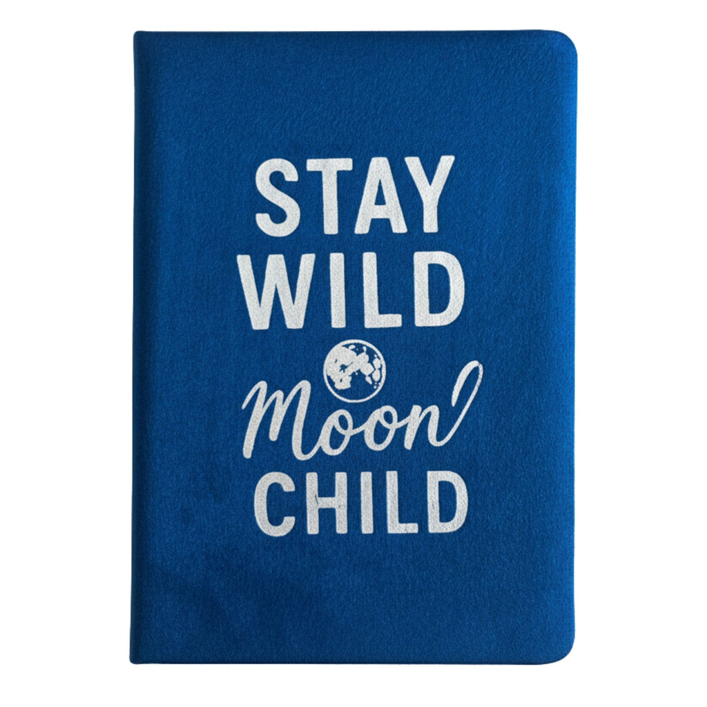 Dark Blue Velvet Notebook - 80 pages - Stay Wild Moon Child product image 3