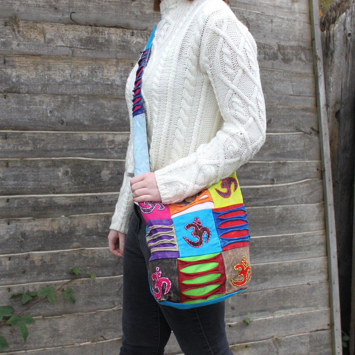 Ethnic Sling Bag - Teal / Om product image 2