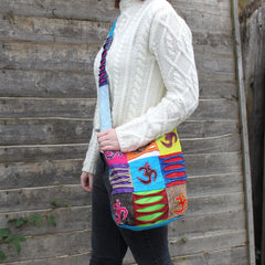 Ethnic Sling Bag - Sand / Peace product image 2