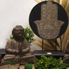 Buddha Feng Shui Set - Hamsa - Grey product image 4
