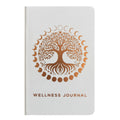 White Wellness Journal - 120 pages - Rose Gold Tree of Life product image