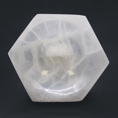 Selenite Hex Bowl - 10cm product image 4