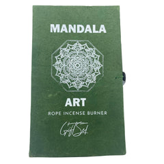 Rope Incense and Silver Plated Holder Set - Mandala Flower product image 4