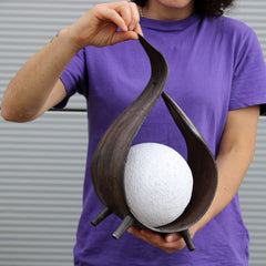 Natural Coconut Lamp - Chocolate Wrapover Twist product image 4
