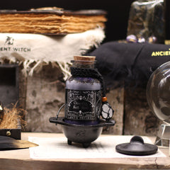 Ancient Witch Bath Spell Potion & Rock Crystal Amulet - Cleansing product image 6