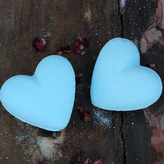 Love Heart Bath Bomb 70g - Baby Powder product image 4