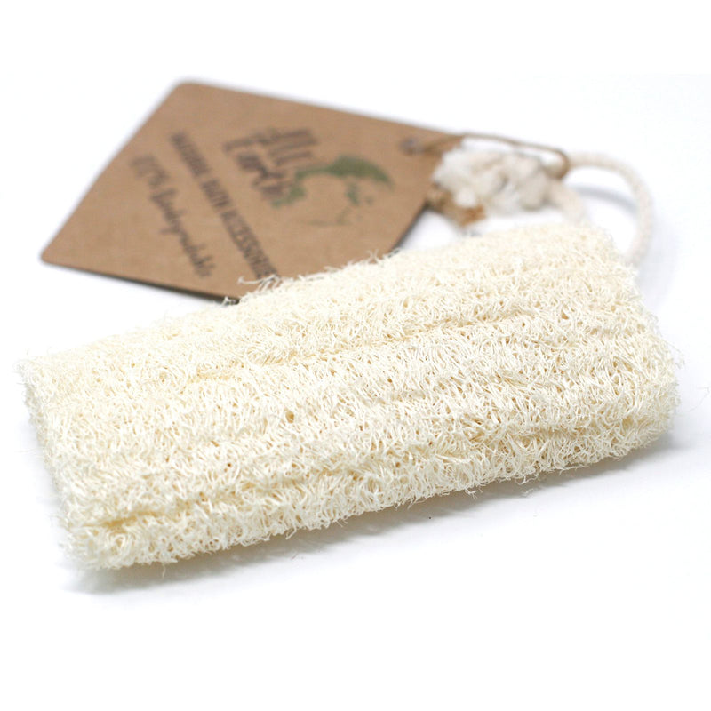 Natural Loofah Scrub on Rope - 5" - 12.7 cm product image