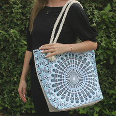 Rope Handle Mandela Bag - Purple Blue product image 2