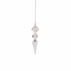 The Architect of Clarity - Three Piece Pendulum - Crystal Quartz product image 2