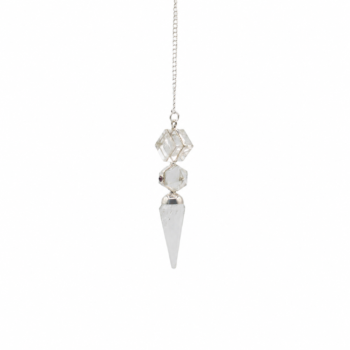 The Architect of Clarity - Three Piece Pendulum - Crystal Quartz product image 2