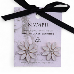 Pearl - Vintage Glass - Flowers - Earrings product image 4