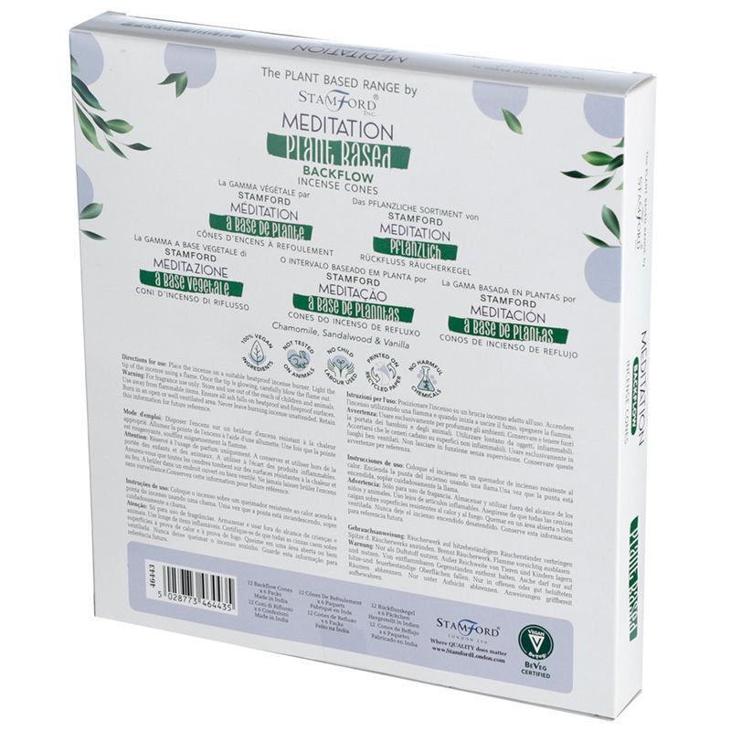 Plant Based Backflow Incense Cones - Meditation product image
