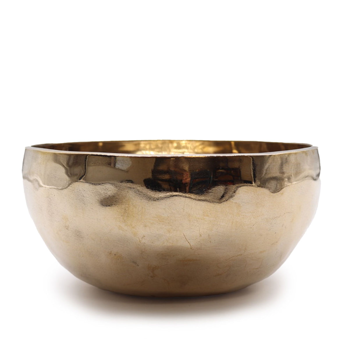 Extra Large Shining Bell-Metal Handmade Singing Bowl (approx 1500g) - 21cm product image