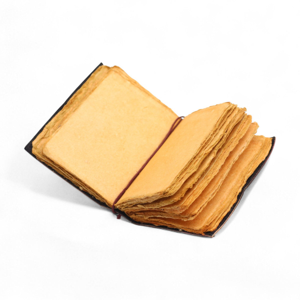 Fat Deckled Edge Leather Notebook – Every Day May Not Be Good (12.7 × 8.9 cm) product image 4