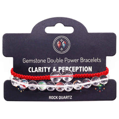 Gemstone Double Power Bracelets- Rock Quartz product image 3