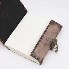 Brown Tan Book - Evil Eye Decor - 160 Deckle Edges Pages - 20x15cm product image 2