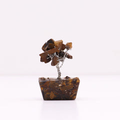 Mini Gemstone Tree On Orgonite Base - Tigereye (15 stones) product image 3