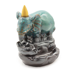 Backflow Incense Burner - Elephant at Pool product image