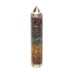 Orgonite Power Wand 15cm Copper & Gemchips product image
