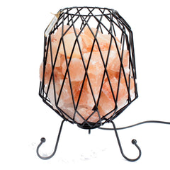Mesh Salt Rock Brazier,Pink Salt Chunks, Cable & Bulb product image 3