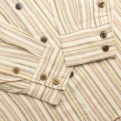 Nomad Sari Grandad Shirt - Brown Beige - Large product image 8