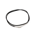 Faux Leather Pendant Cord - 2.5mm x 55cm - Black A001 product image