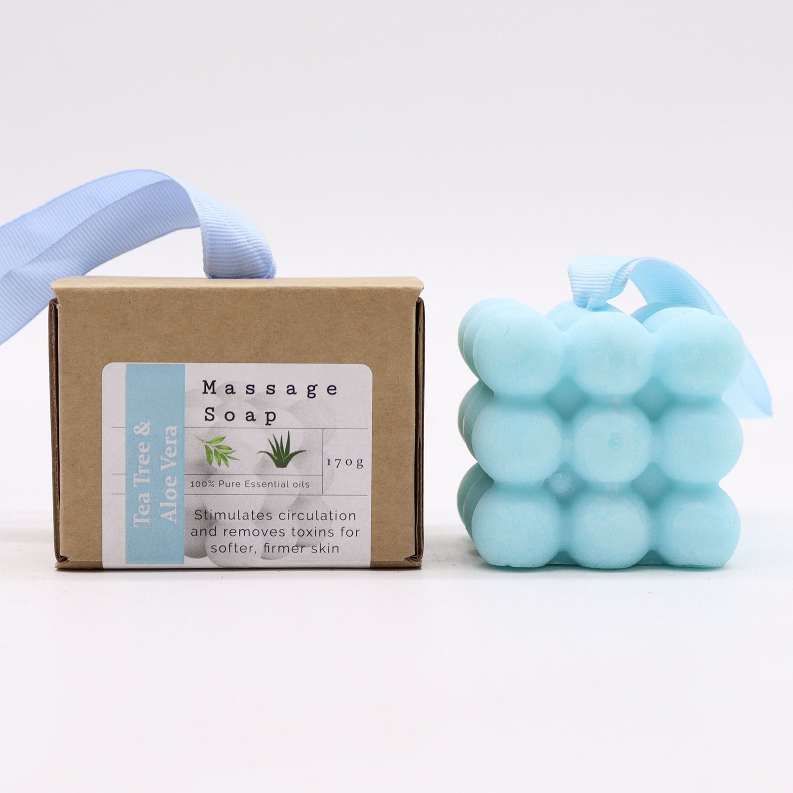 Boxed Single Massage Soaps - Tea Tree & Aloe Vera product image