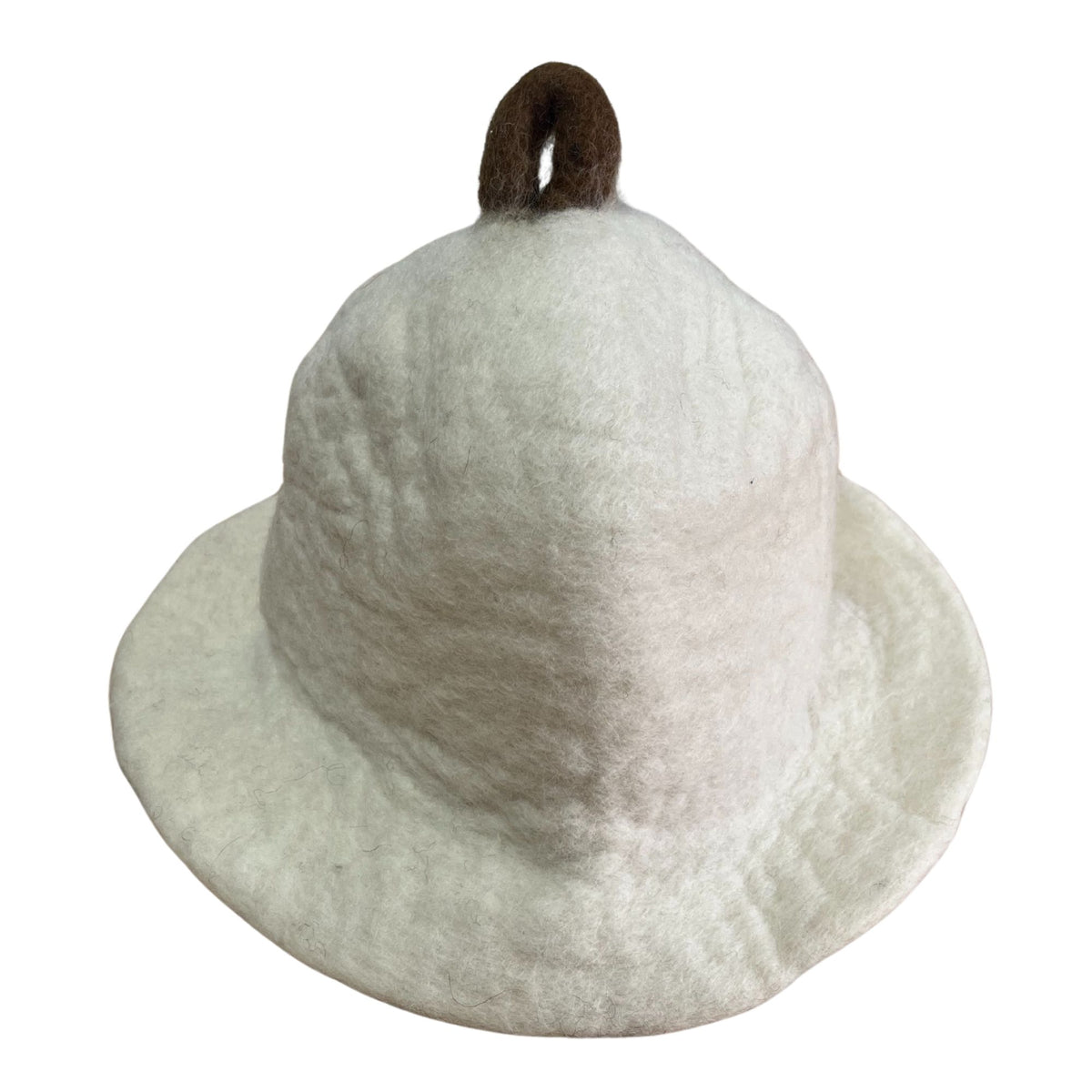 Felted Sauna Bowl Hat - Natural product image 2