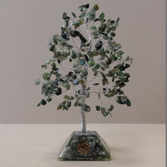 Gemstone Tree with Organite Base - 320 Stone - Moss Agate product image 4