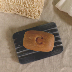 Grey Soapstone Soap Dish 12x8.5cm - Heavey Ridges product image 3