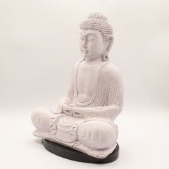 Meditation Buddha Lamp Lavender Crackle - Oval Stand product image 7