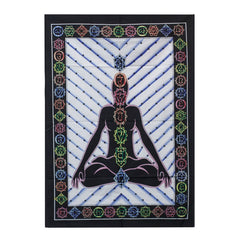 Handbrushed Cotton Wall Art - Chakra Buddha product image