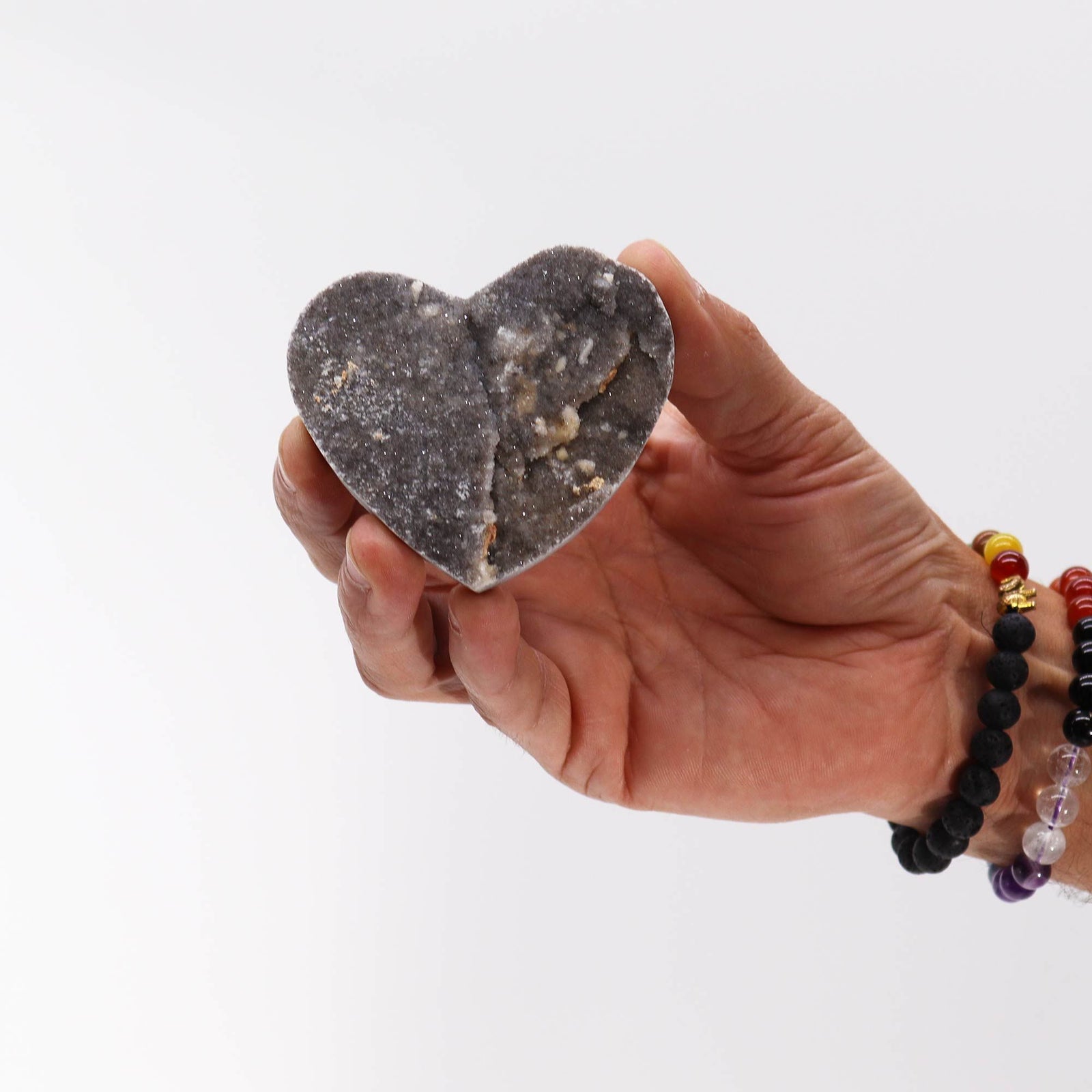 Large Calcite Heart Raw Crystals, Selenite & Geodes product image