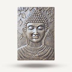 Large Buddha Iron Frame Antique Gold Relief - 0.7x1m product image 2