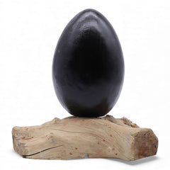 DriftGlow Lamp Crackle Lava Egg Shade - Grey product image 7