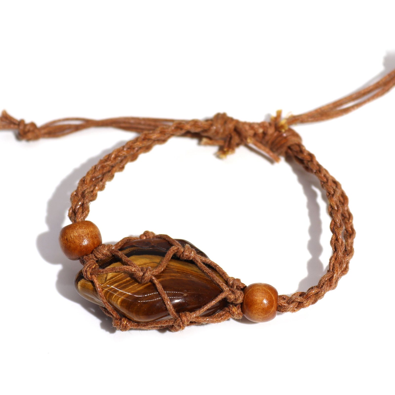 Gemstone Bracelet Cord - Brown product image